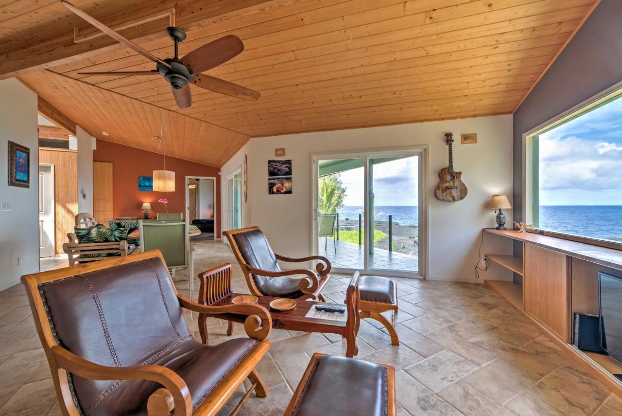 Direct Oceanfront, Big Island Home Keaau Екстериор снимка