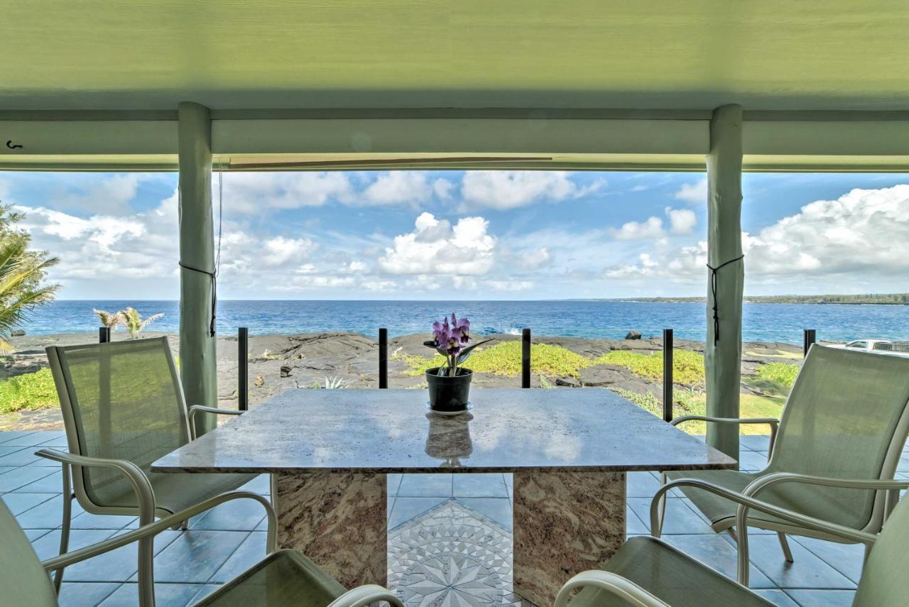 Direct Oceanfront, Big Island Home Keaau Екстериор снимка