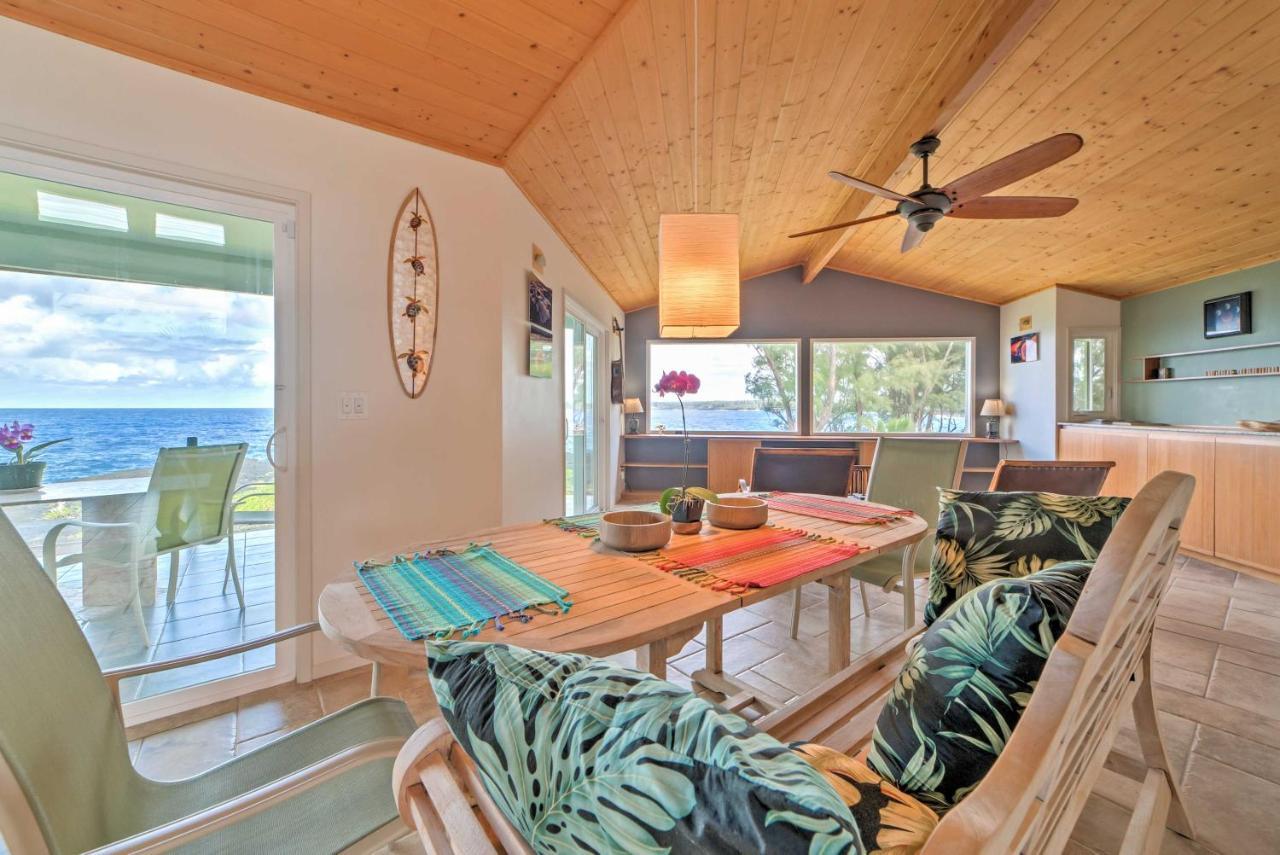 Direct Oceanfront, Big Island Home Keaau Екстериор снимка