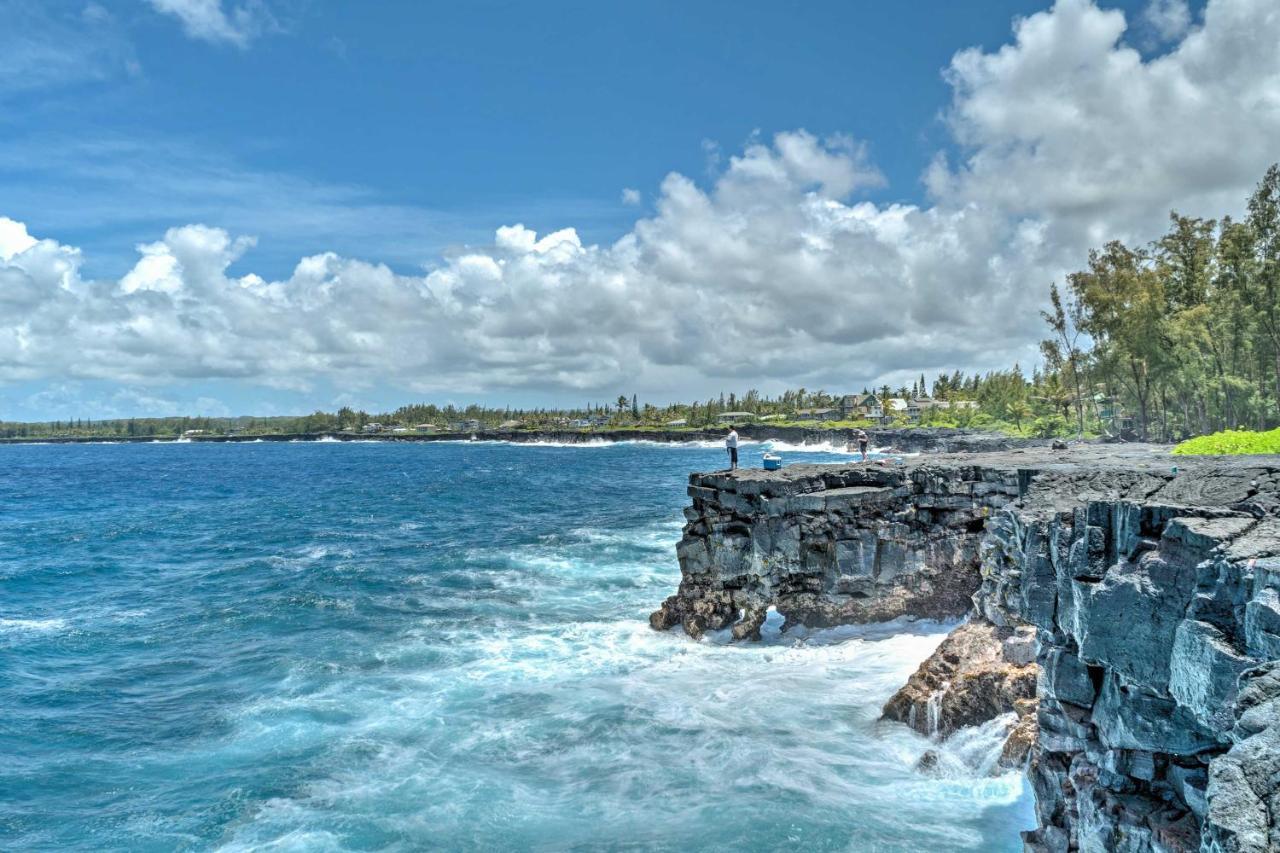 Direct Oceanfront, Big Island Home Keaau Екстериор снимка